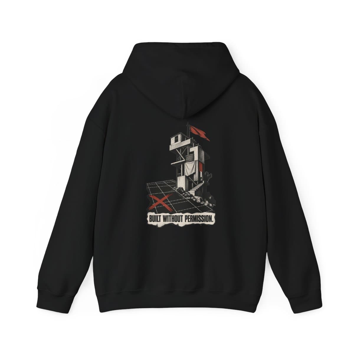 Independent Build — Pullover Hoodie product mockup.