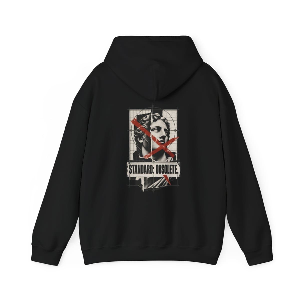 Standard Obsolete — Pullover Hoodie product mockup.