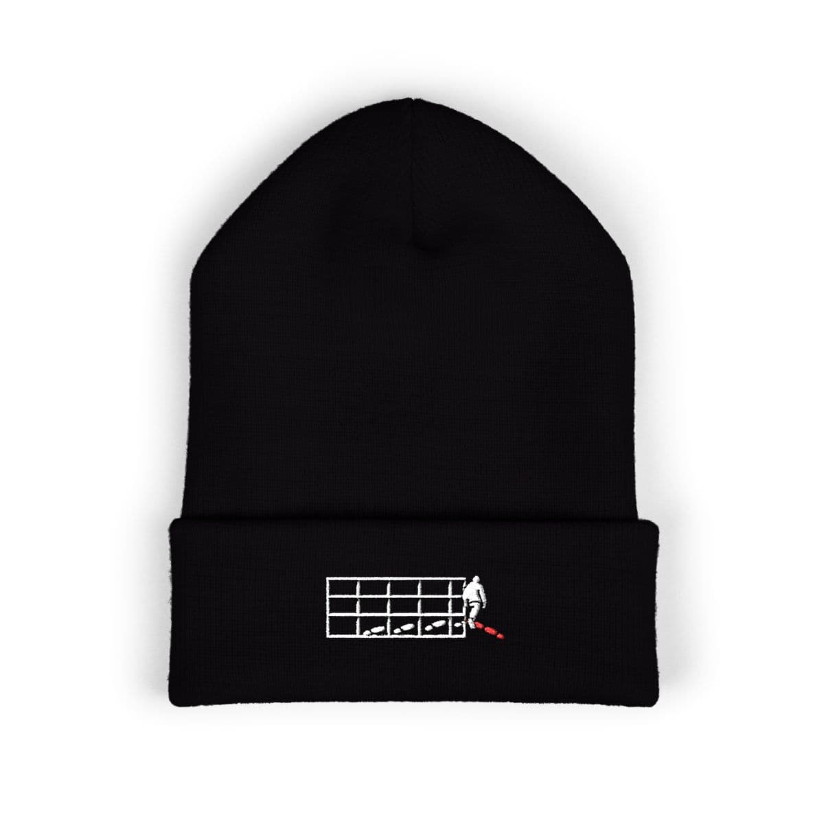 Unindexed — Beanie product mockup.
