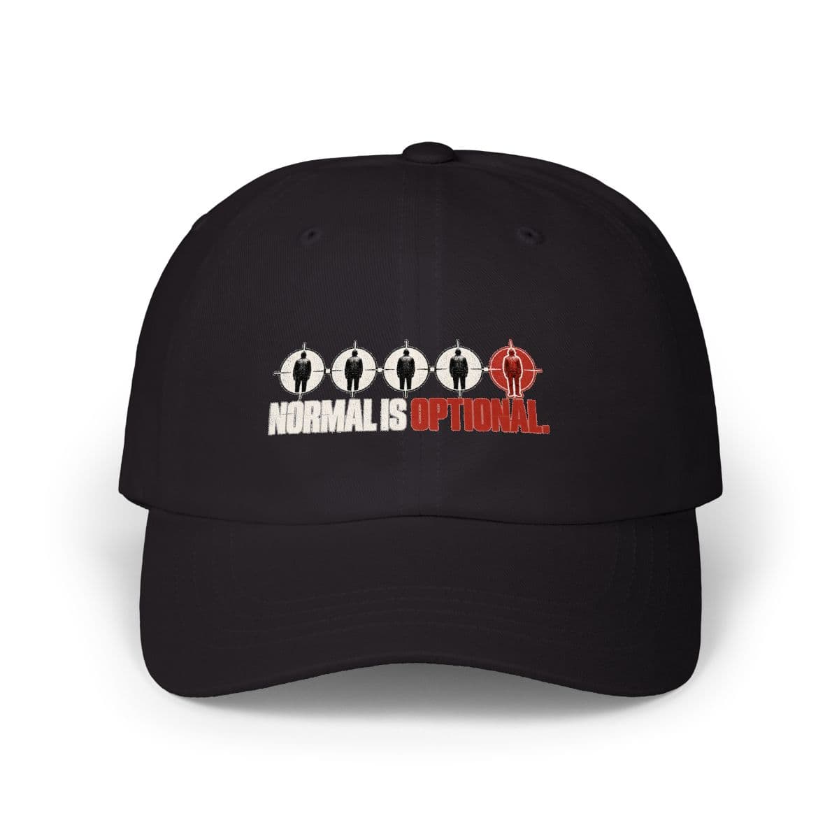 Normal Optional — Dad Cap product mockup.