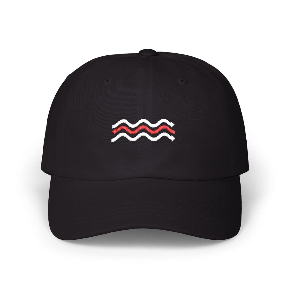 Different Frequency — Dad Cap product mockup.